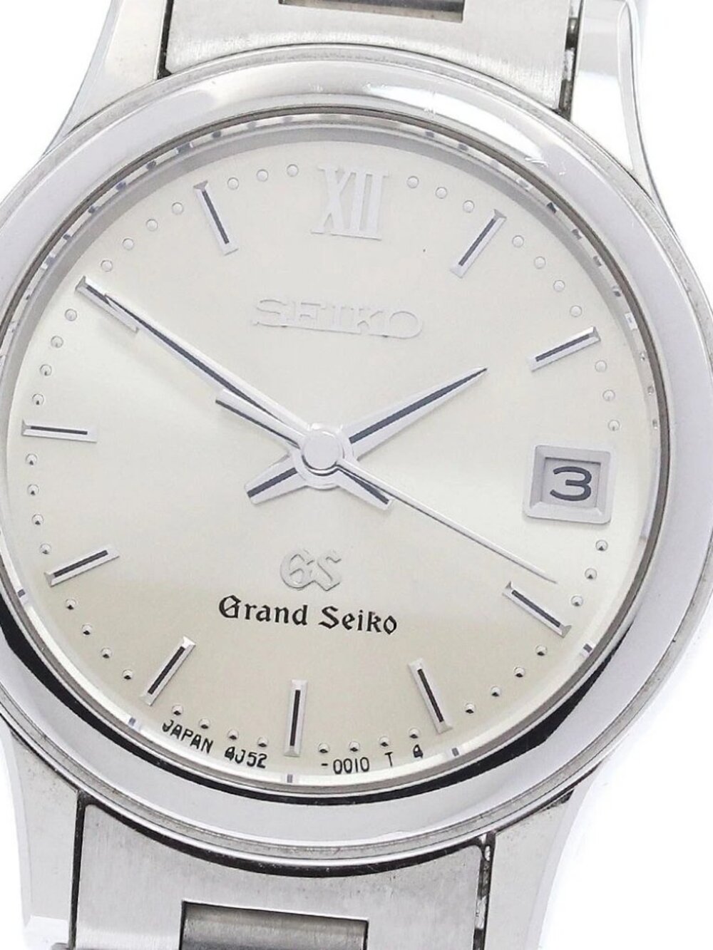 SEIKO Grand Seiko STGF013/4J52-0010 Date Silver Dial Quartz Ladies Watch